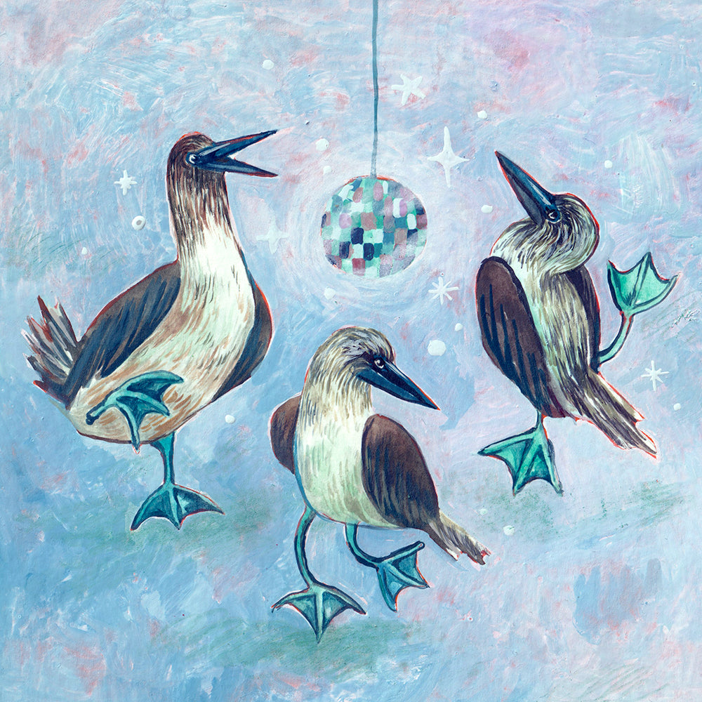 Boobie Dance Greeting Card