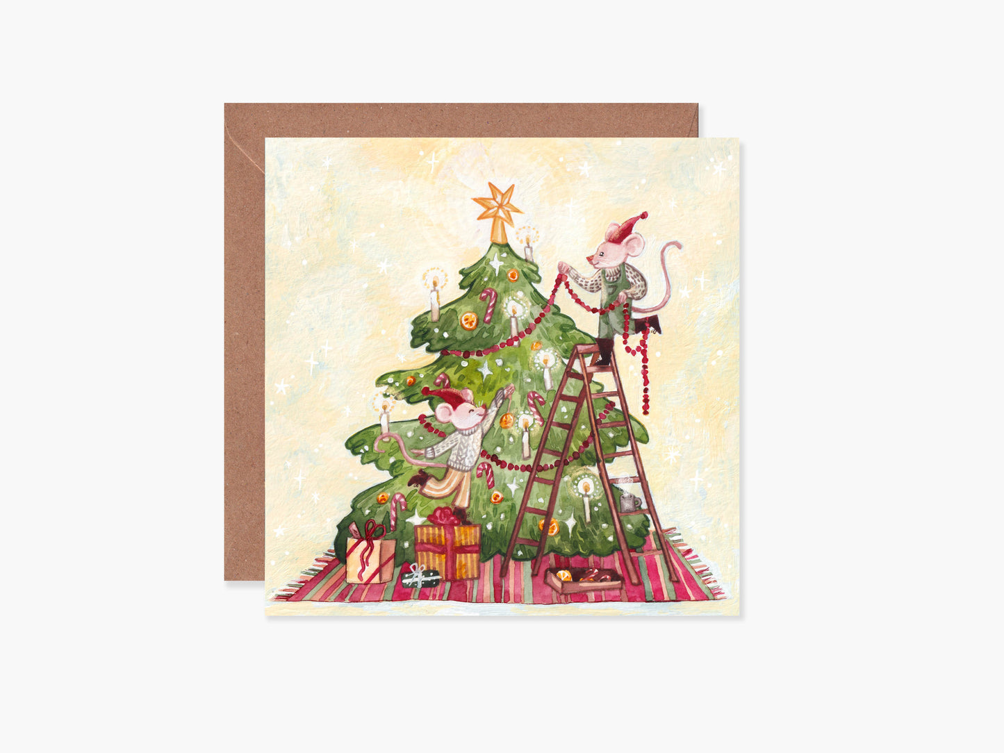 Christmas Tree Decorators Greeting Card