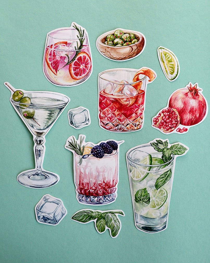 Cocktail Sticker Pack