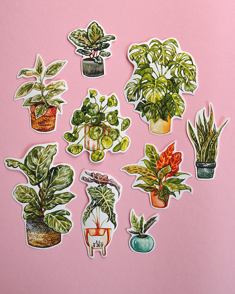 Houseplant Sticker Pack