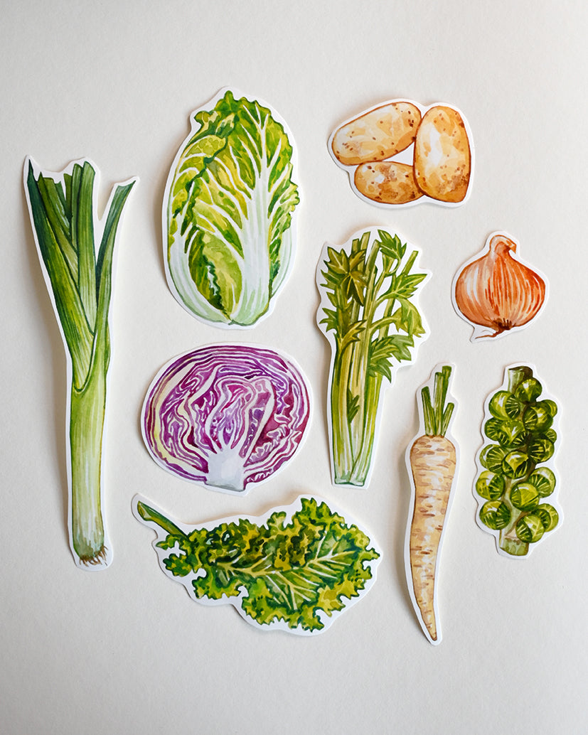 Vegetable Sticker Pack