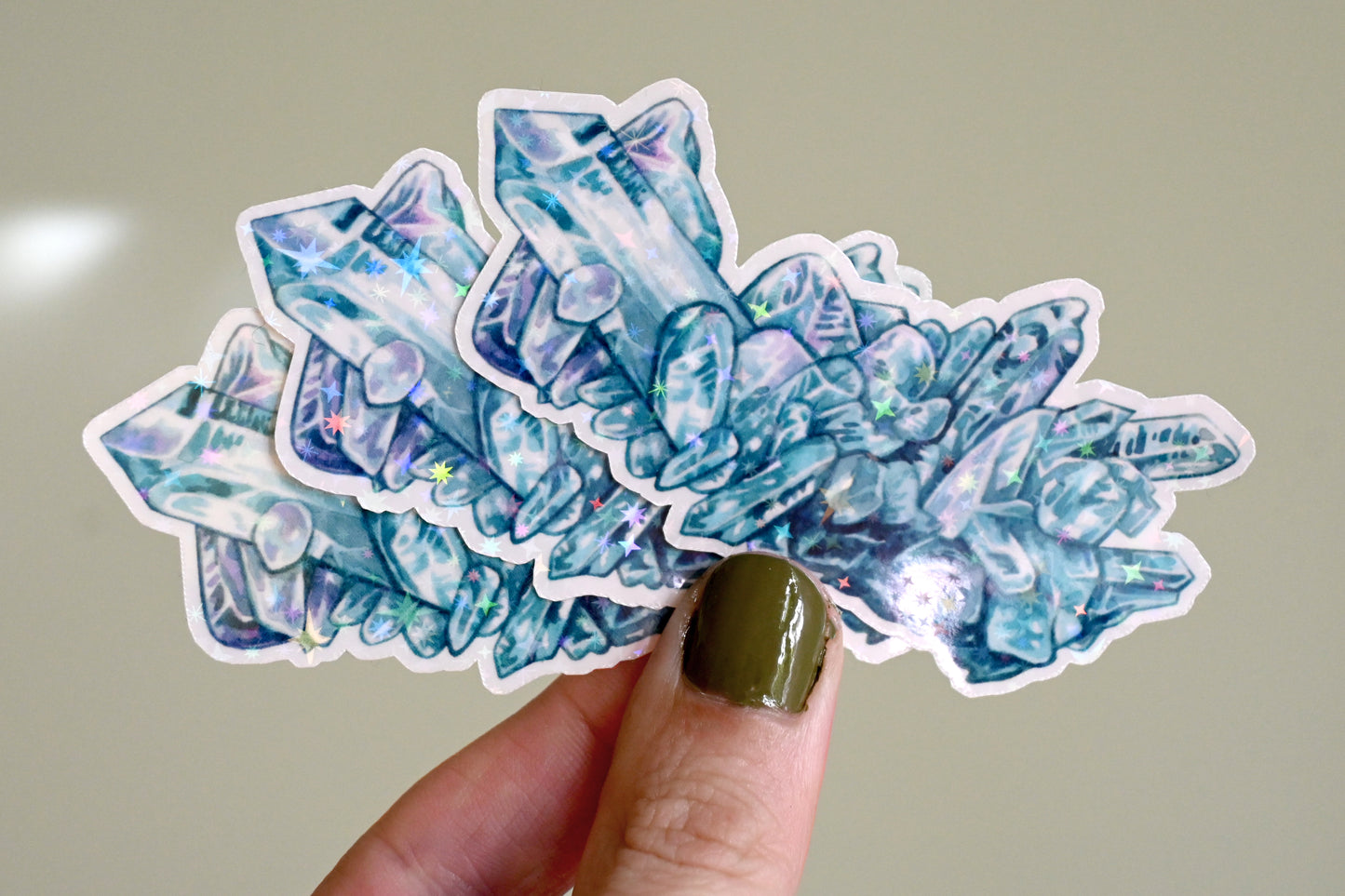Quartz Cluster Vinyl Sticker