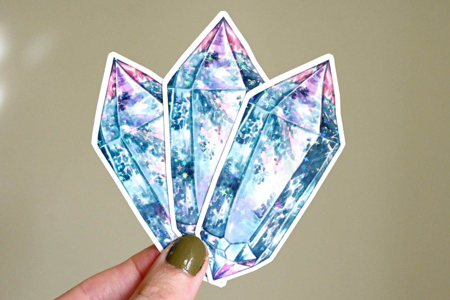 Cut Quartz Vinyl Sticker