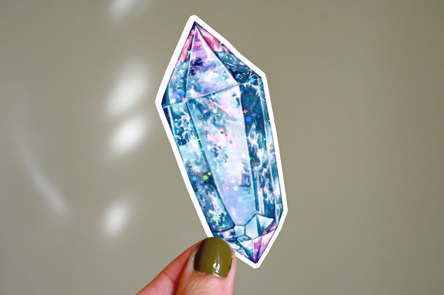 Cut Quartz Vinyl Sticker