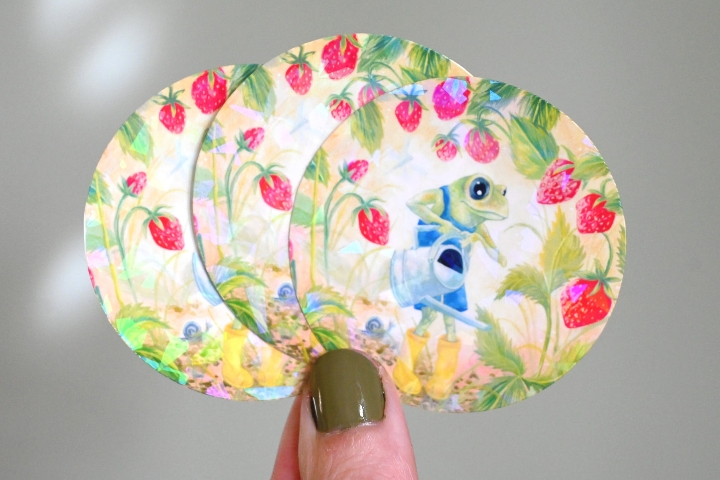 Strawberry Gardener Vinyl Sticker