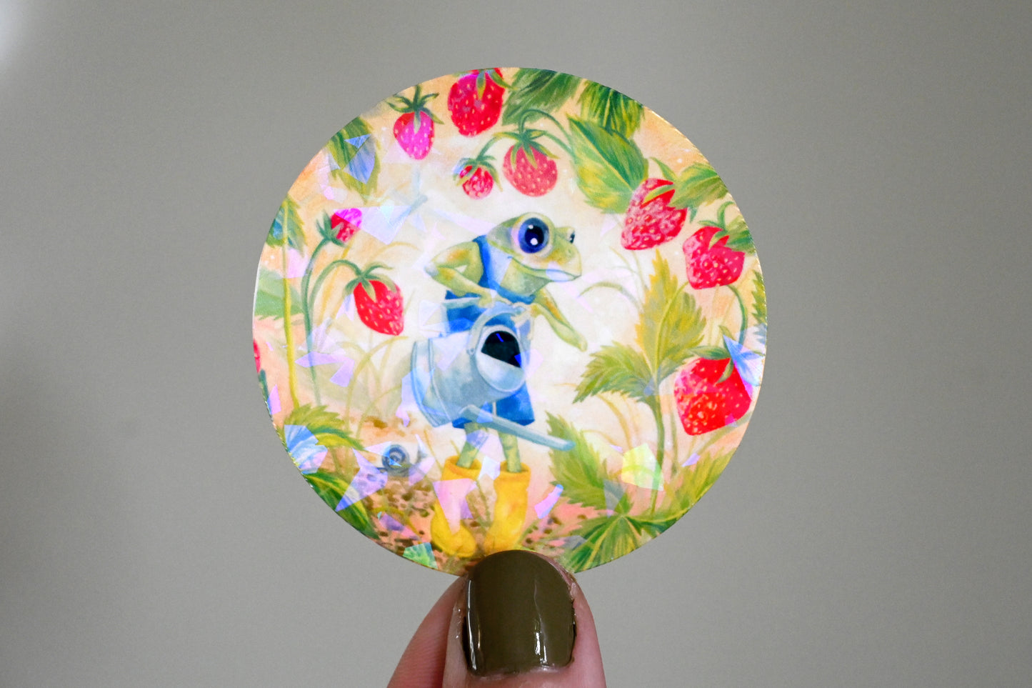 Strawberry Gardener Vinyl Sticker