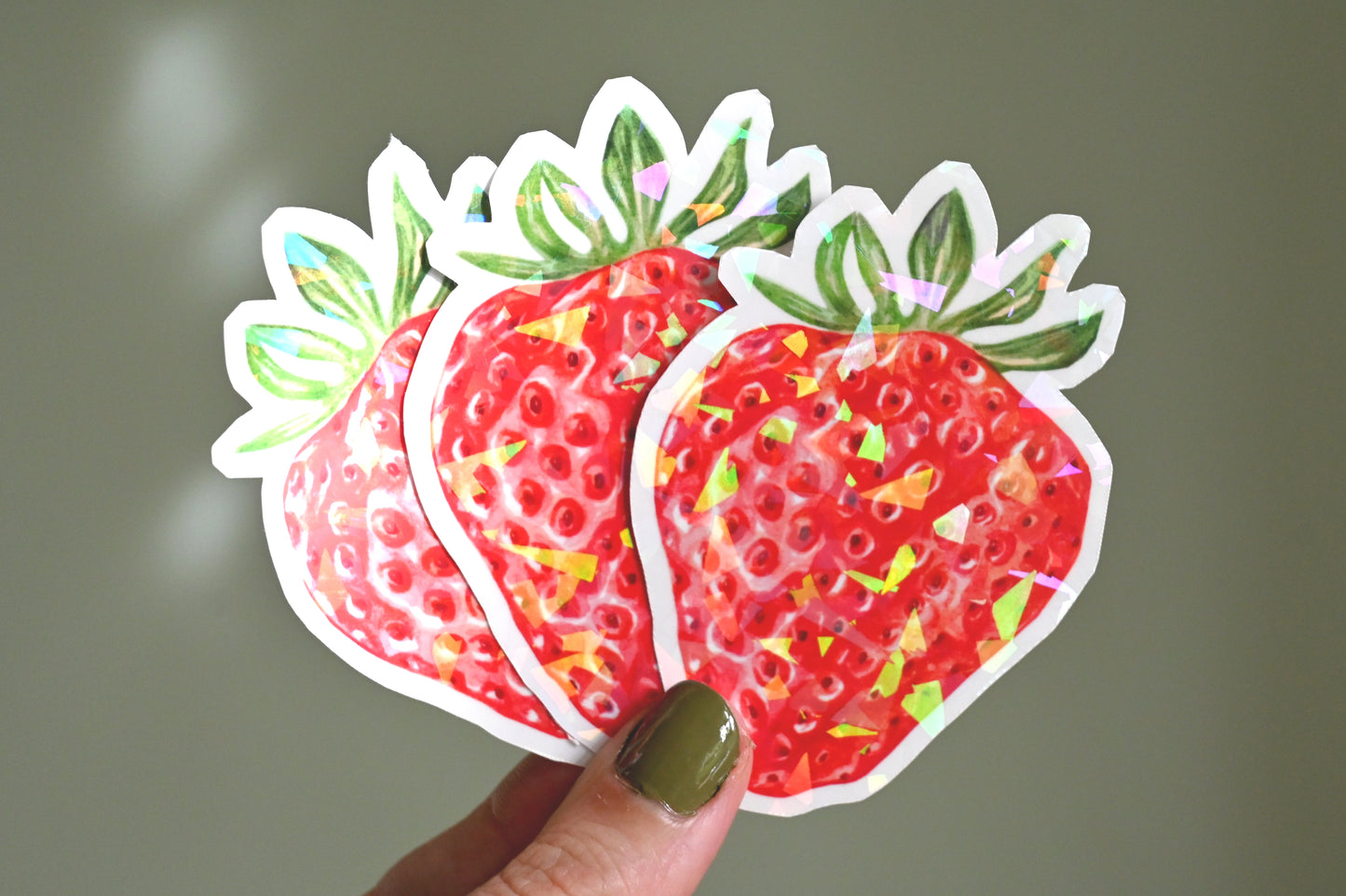 Strawberry Vinyl Sticker