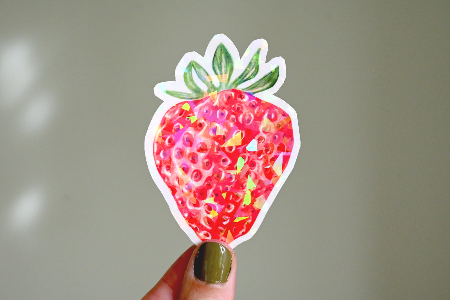 Strawberry Vinyl Sticker