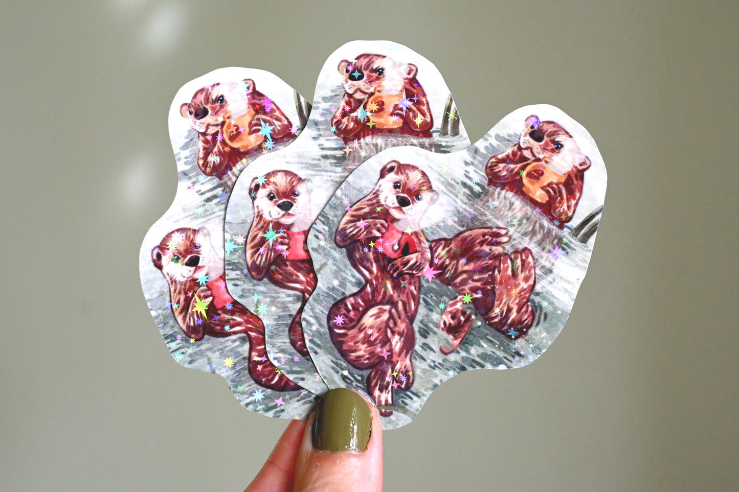 Otters Vinyl Sticker