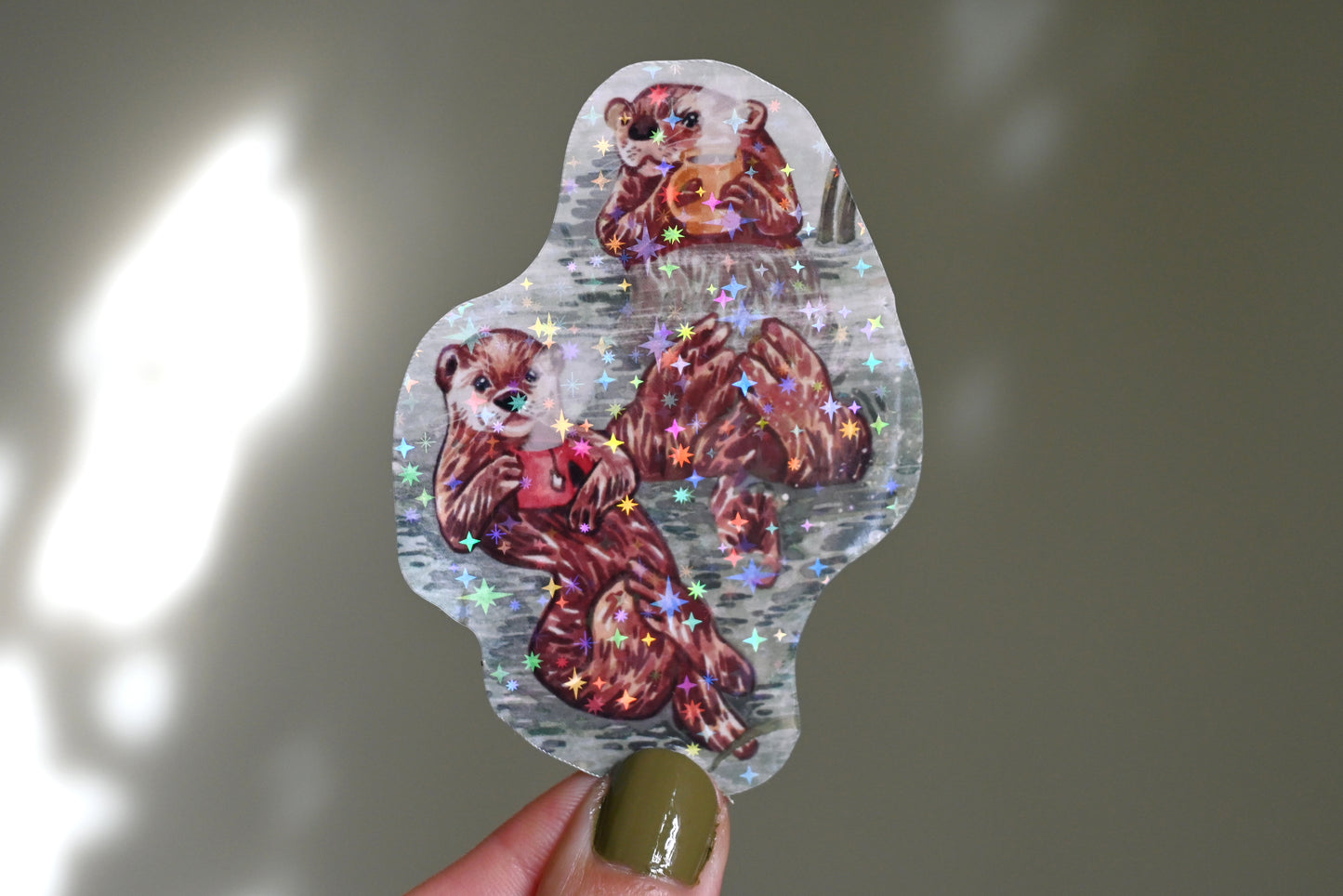 Otters Vinyl Sticker