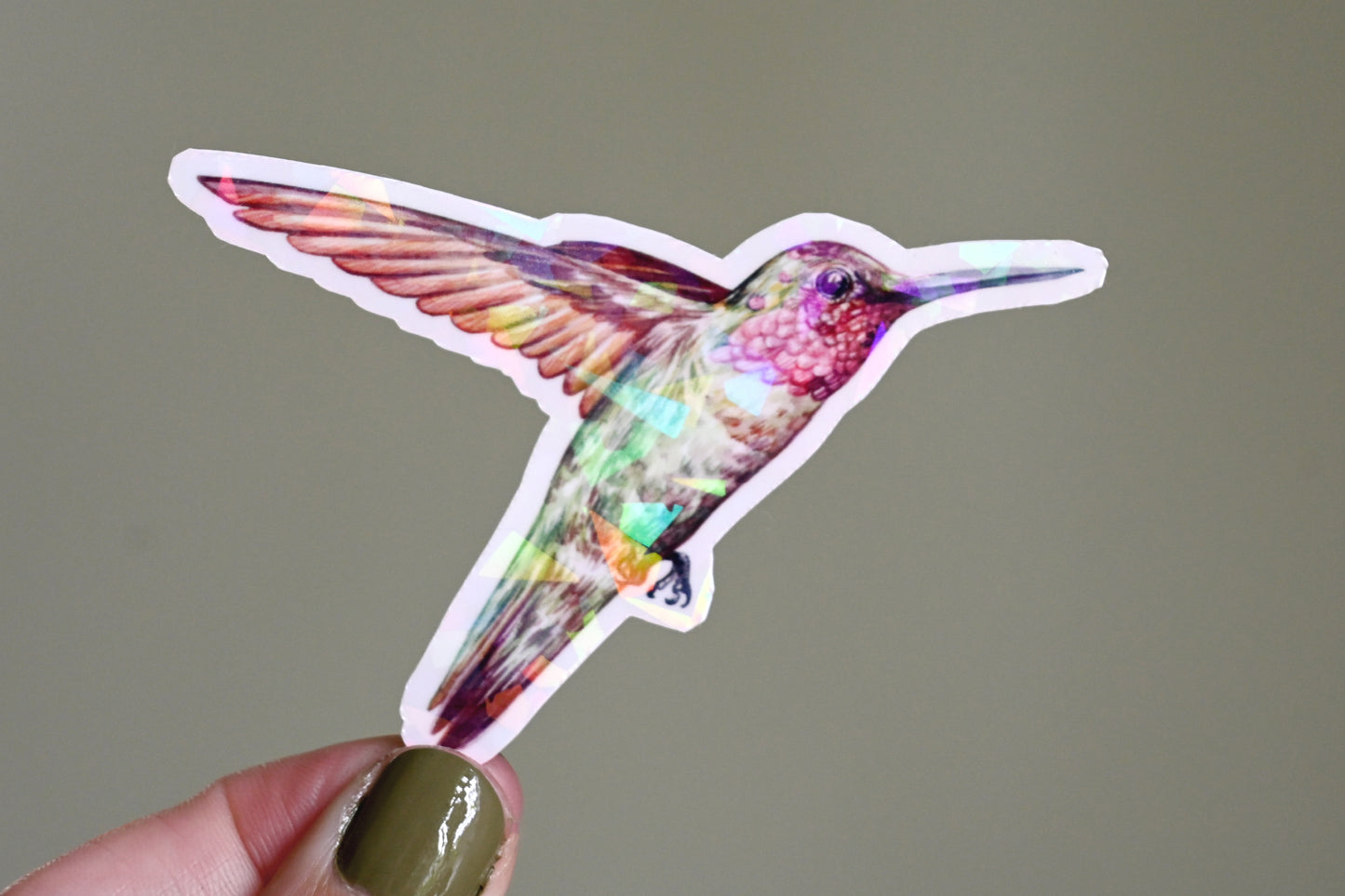 Hummingbird Vinyl Sticker