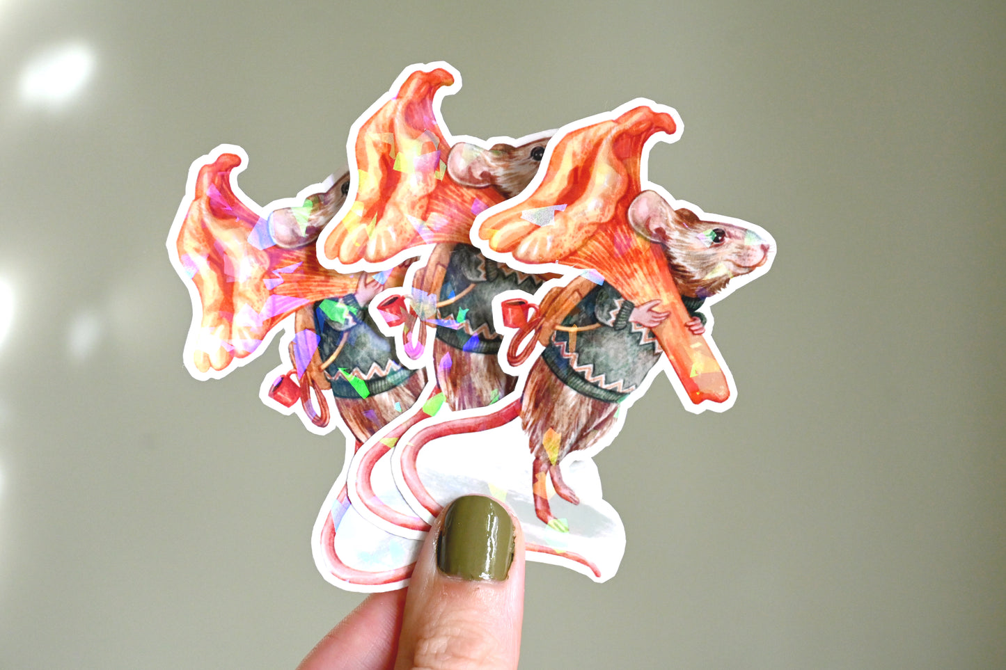 Harvest Mouse Vinyl Sticker