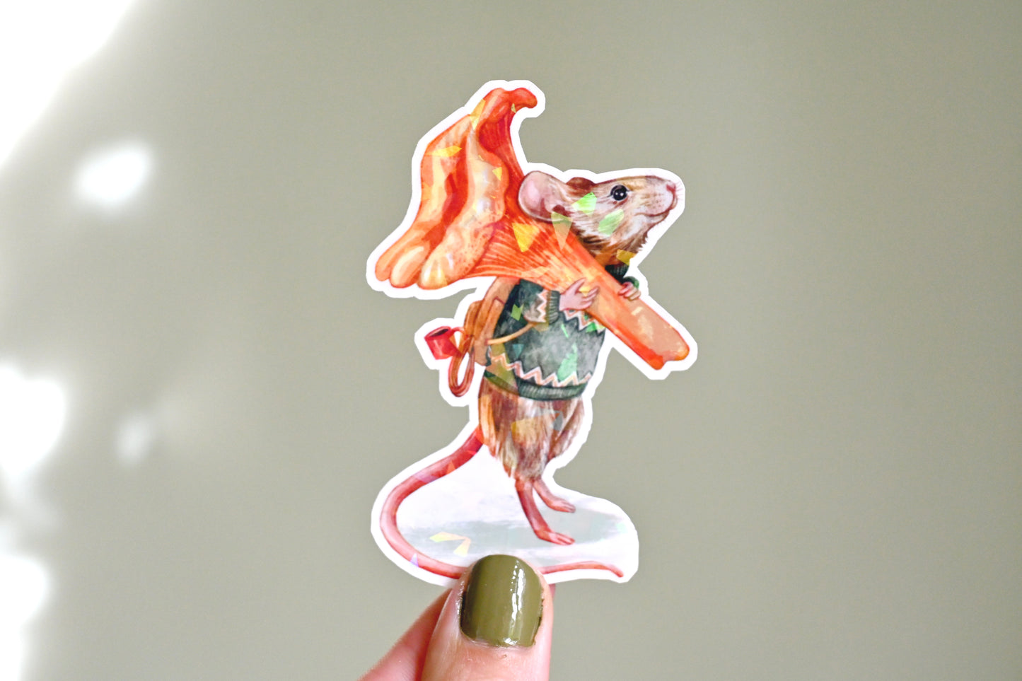 Harvest Mouse Vinyl Sticker