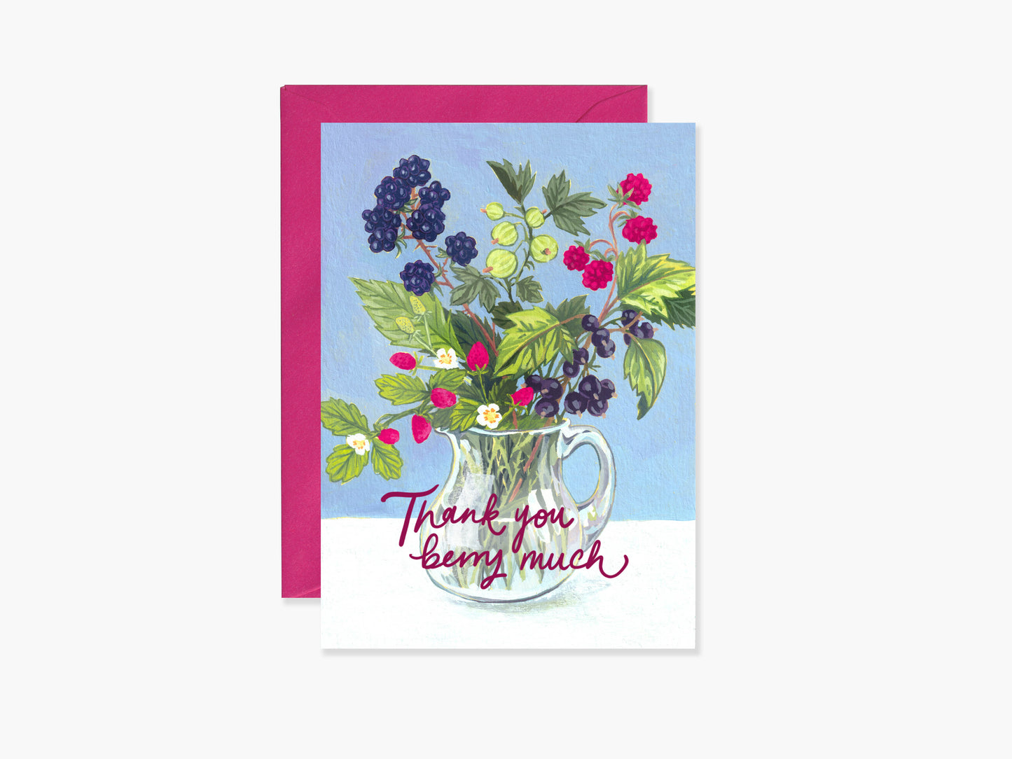 Thank You Berry Much Greeting Card