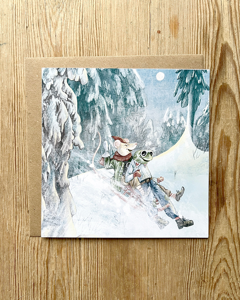Sleigh Ride Greeting Card