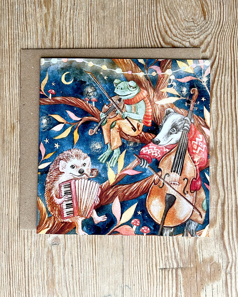 Treetop Band Greeting Card