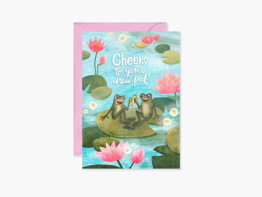 Cheers to Your New Pad! Greeting Card