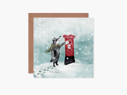 Christmas Mail Greeting Card