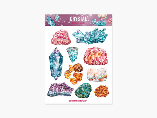 Crystal Sticker Sheet