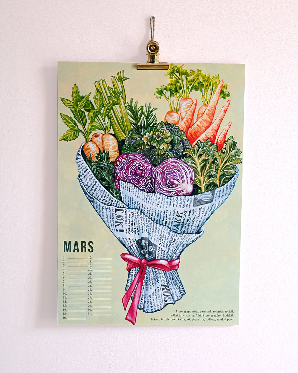 Seasonal Fruit & Vegetable Calendar