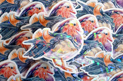 Mandarin Duck Vinyl Sticker