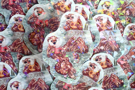 Otters Vinyl Sticker