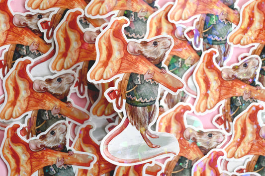 Harvest Mouse Vinyl Sticker