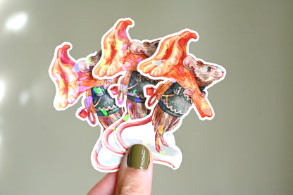 Harvest Mouse Vinyl Sticker