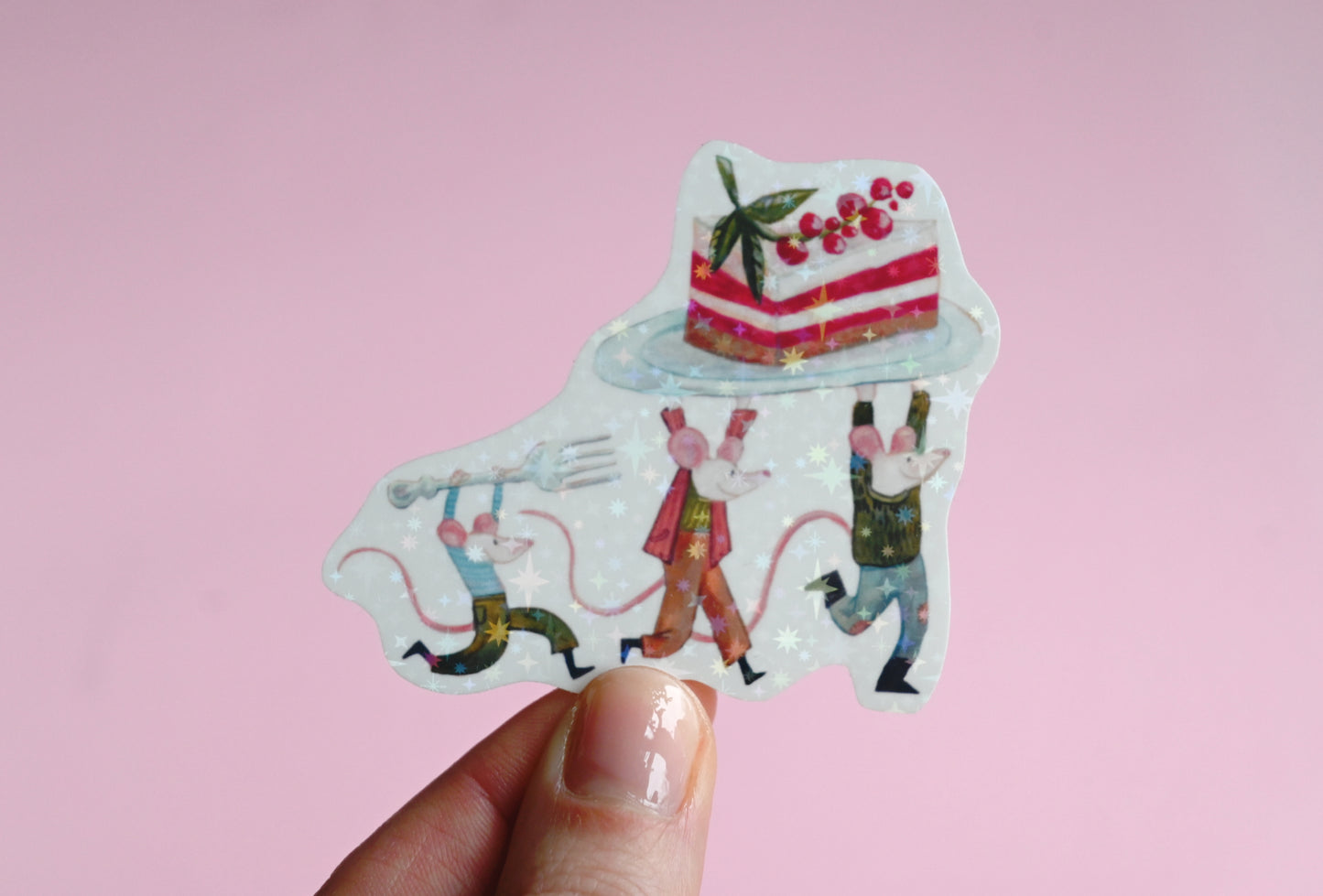 Cake Party Vinyl Sticker