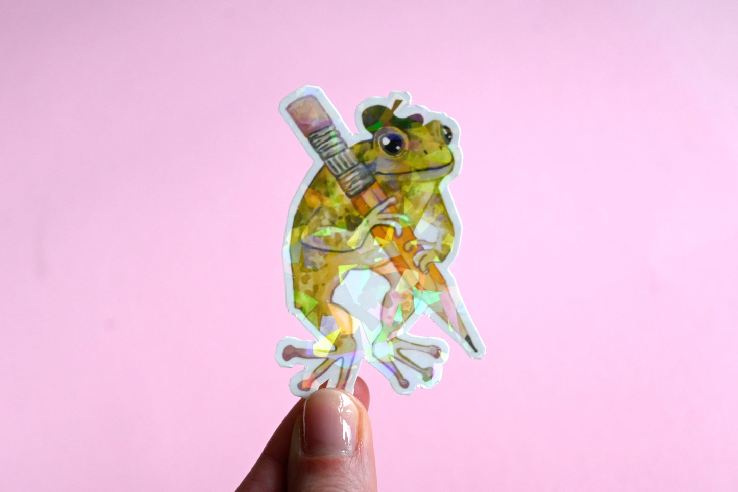 Artist Frog Vinyl Sticker
