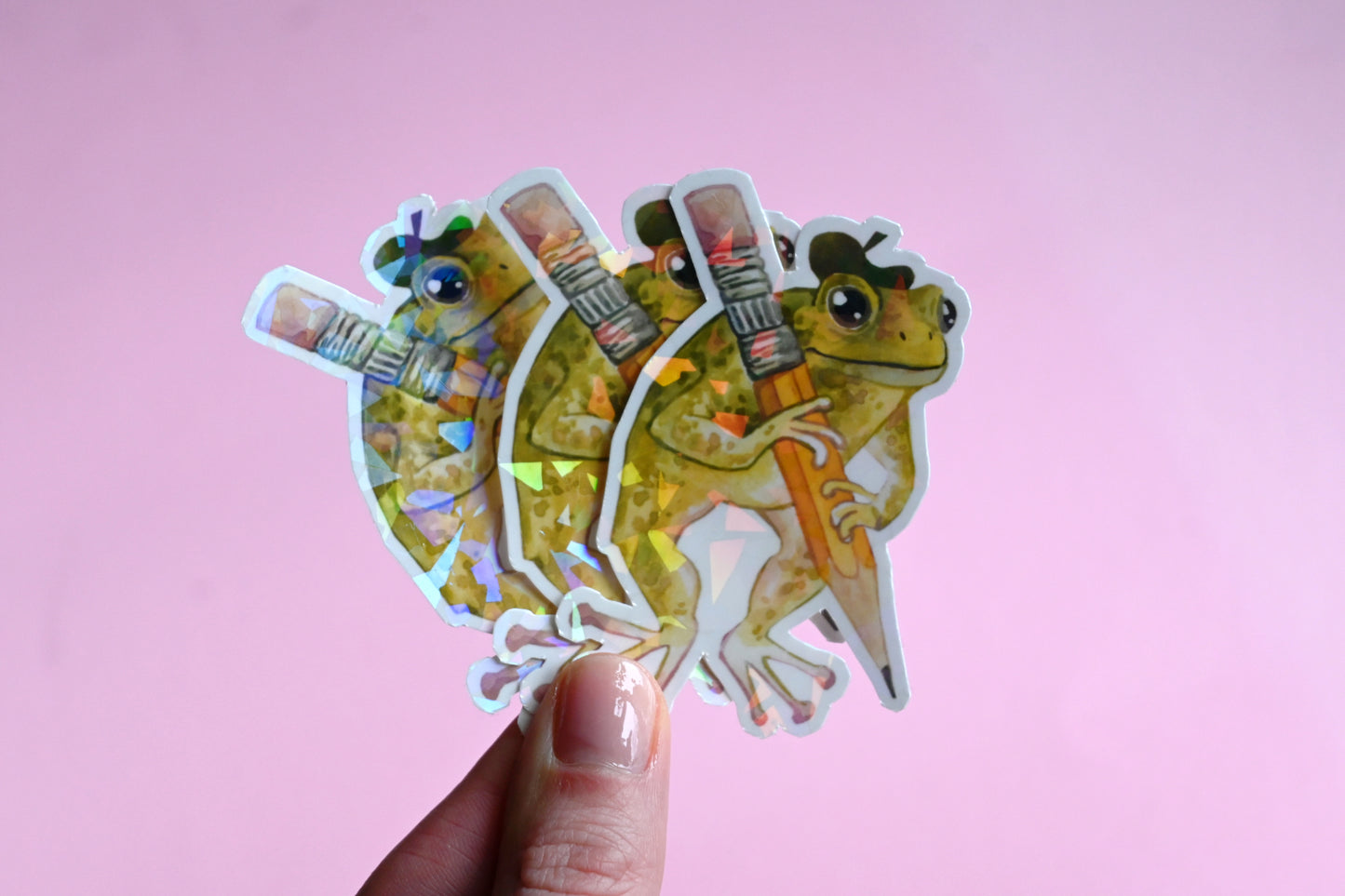 Artist Frog Vinyl Sticker