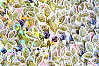 Blueberry Vinyl Sticker