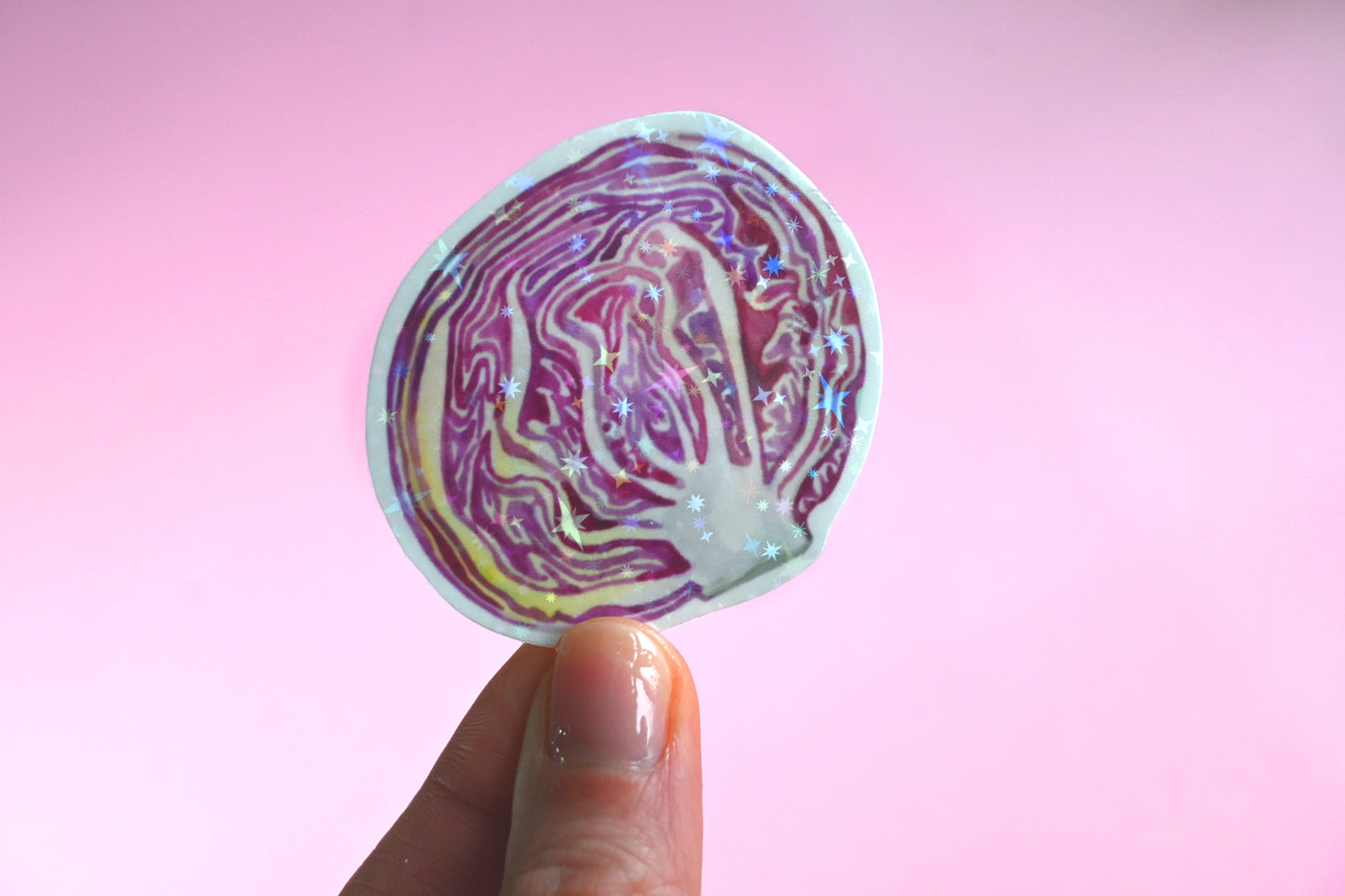 Red Cabbage Vinyl Sticker