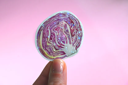 Red Cabbage Vinyl Sticker