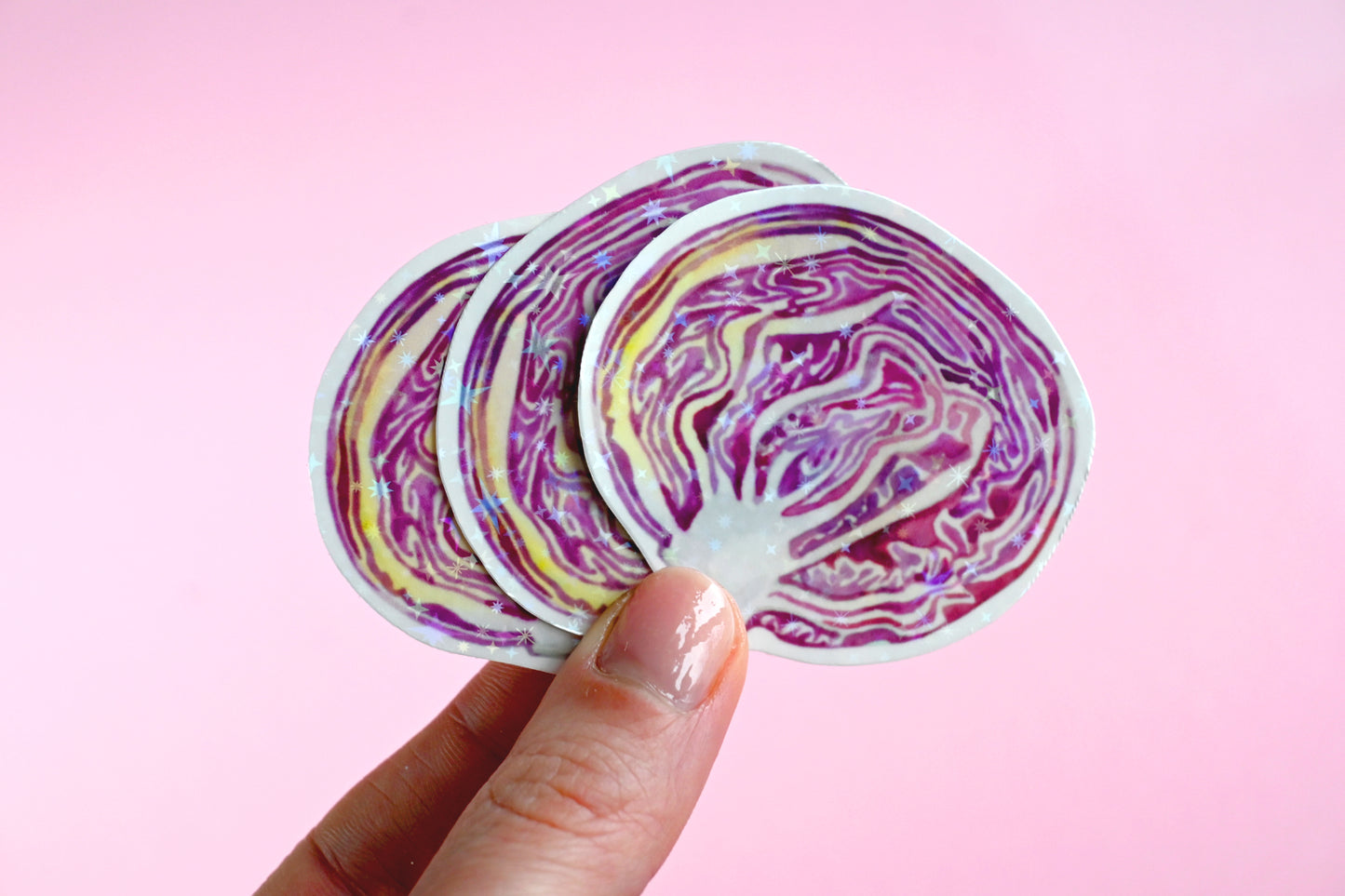 Red Cabbage Vinyl Sticker