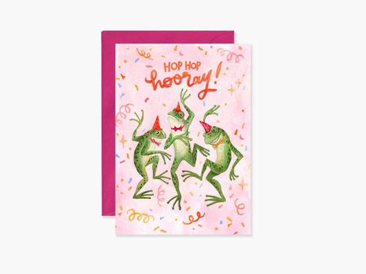 Hop Hop Hooray! Greeting Card