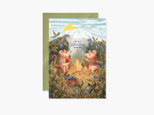 Life is an Adventure Greeting Card