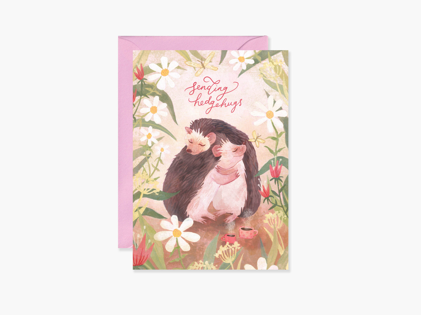 Sending Hedgehugs Greeting Card