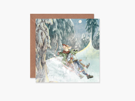 Sleigh Ride Greeting Card