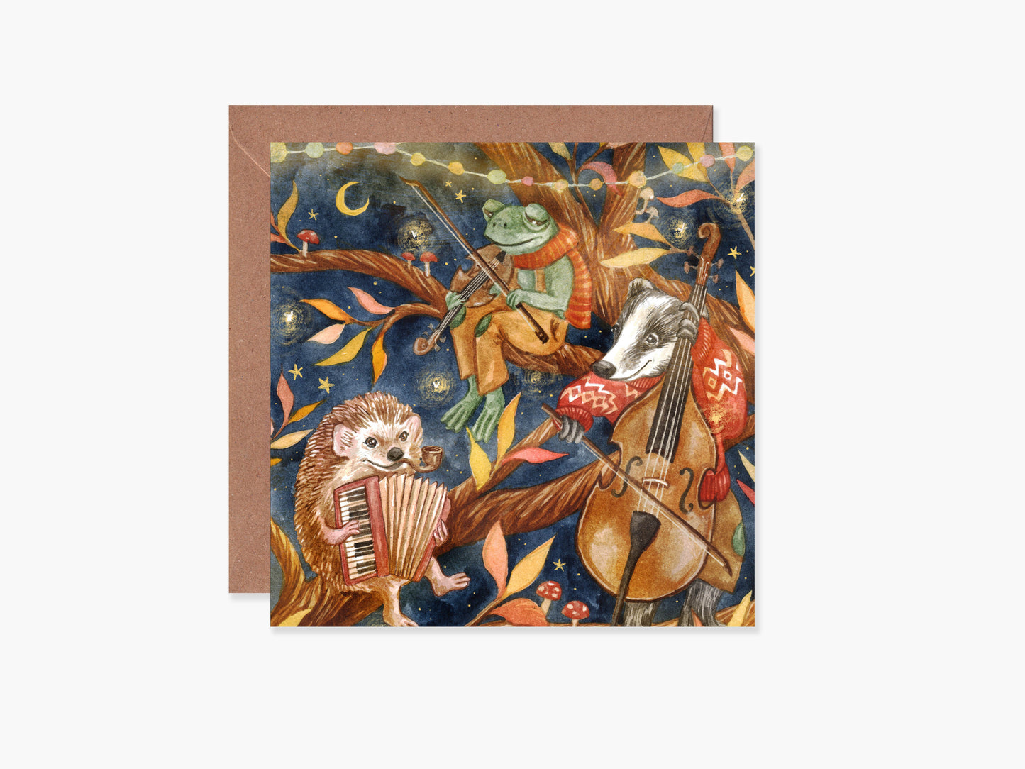 Treetop Band Greeting Card