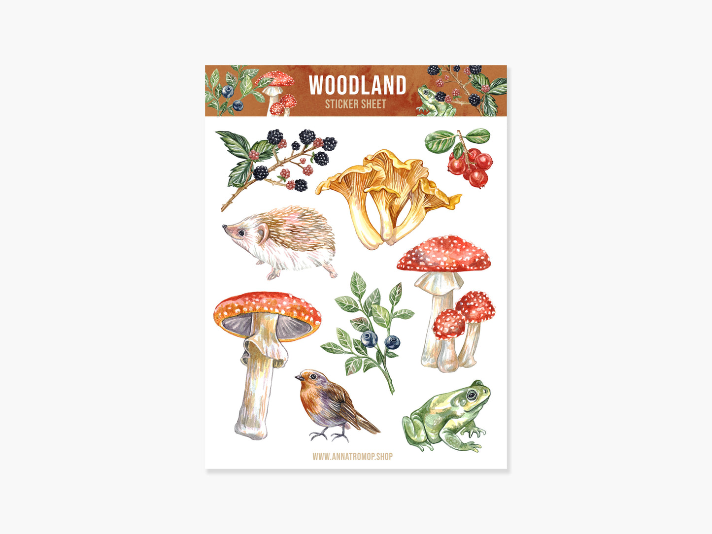 Woodland Sticker Sheet