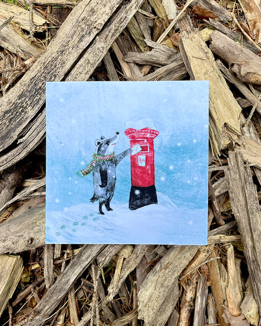 Christmas Mail Greeting Card